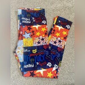 LuLaRoe TC Leggings NWOT 4th of July Independence Day Holiday